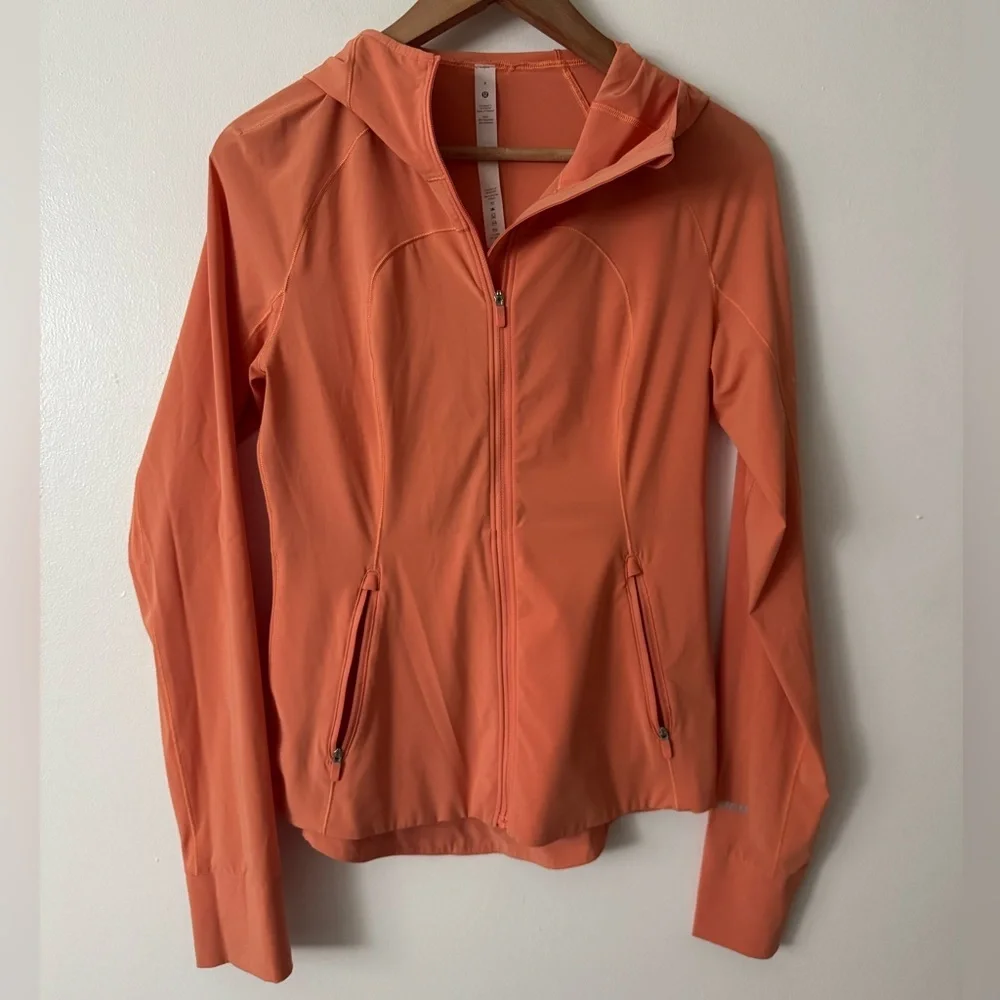 lululemon athletica Peach Zip-Up Hooded Jacket